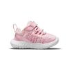Nike Free RN 2021 TD Pink Foam Baby-Sneaker Weiß Pink-Glasur Metallic-Silber CZ3997-610