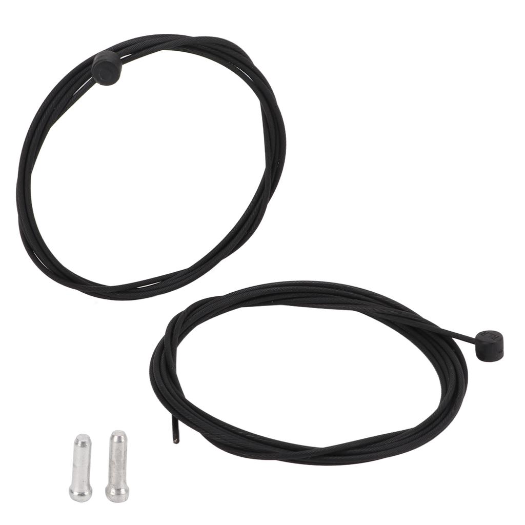 Bicycle Brake Shifting Inner Cable Core Bike Front and Rear Brake Line Core Set with Wire Tail