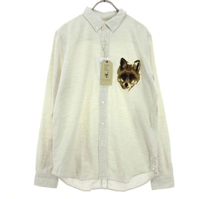 Unused FINGER FOX AND SHIRTS Made In Japan Wappen Long Sleeve Button Down Shirt Men's Used