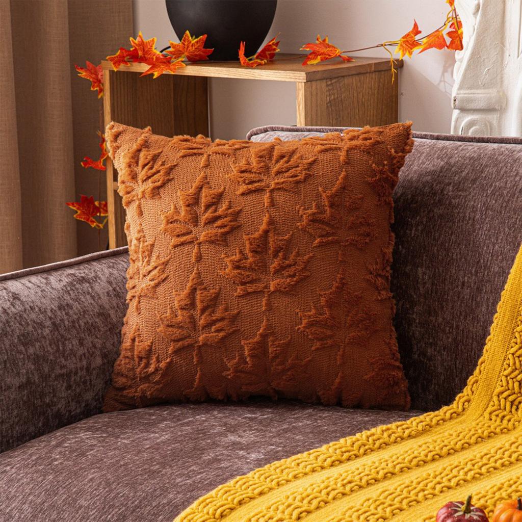 Pumpkin Embroidery Pillowcase, Three-dimensional Pillowcase Cushion Cover, Halloween Festival Decoration Sofa Pillowcase.