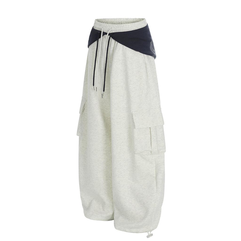 Retro Wide-Leg Hip Hop Work Pants