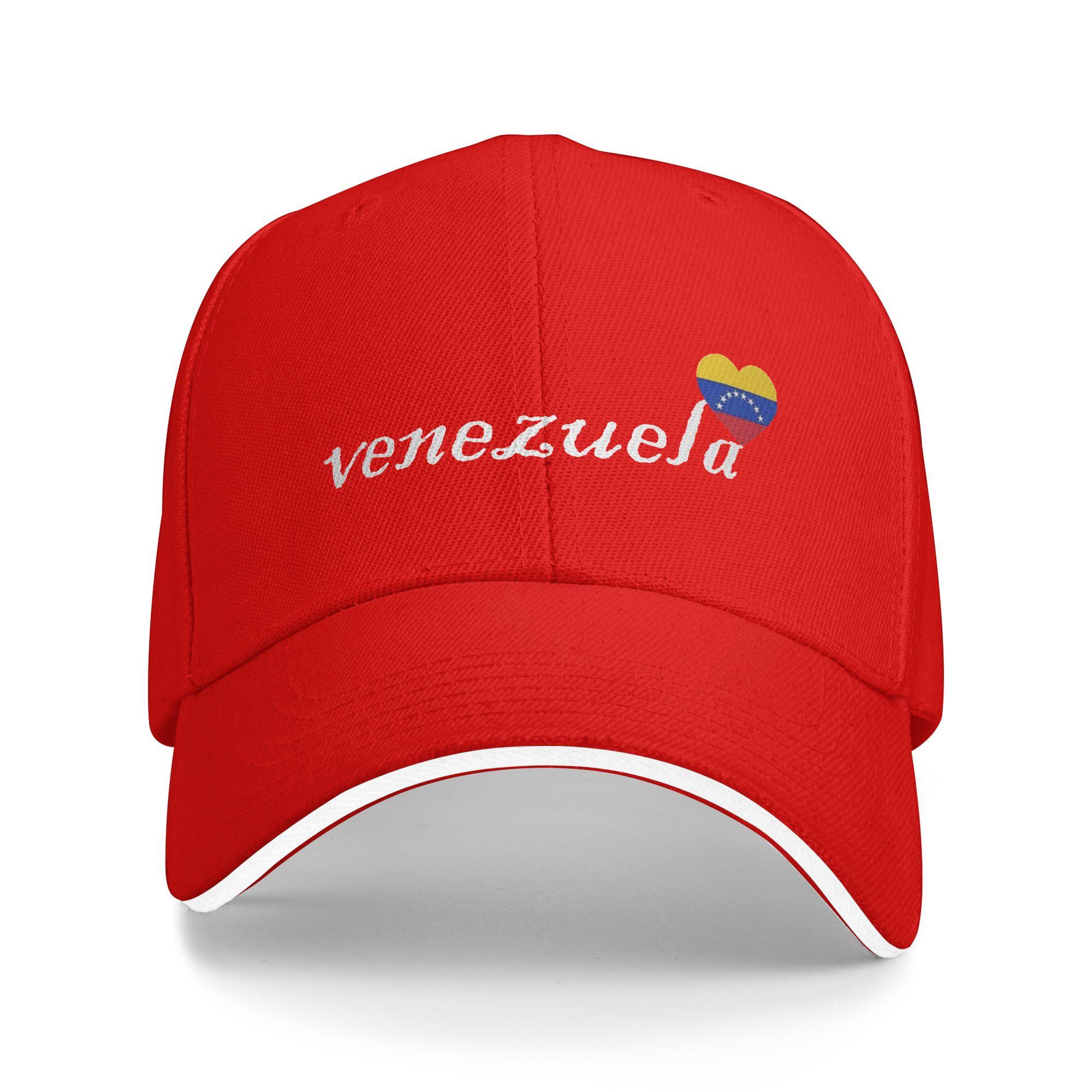 

Unisexs WoUnisexs Venezuela With Heart Flag Venezuelan Outdoor Hat Sun Cap Casual Baseball Cap Sunscreen Hats One Size