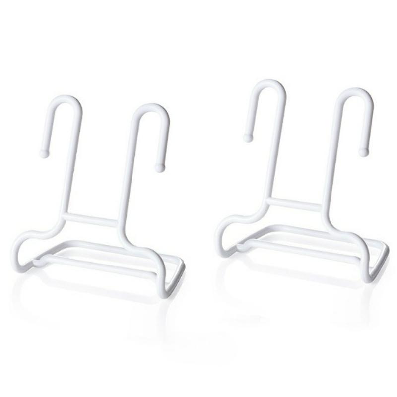 2pcs Space-Saving Shoe Organizer - Versatile, Portable Storage Rack for Sports & Casual Shoes, Durable Plastic