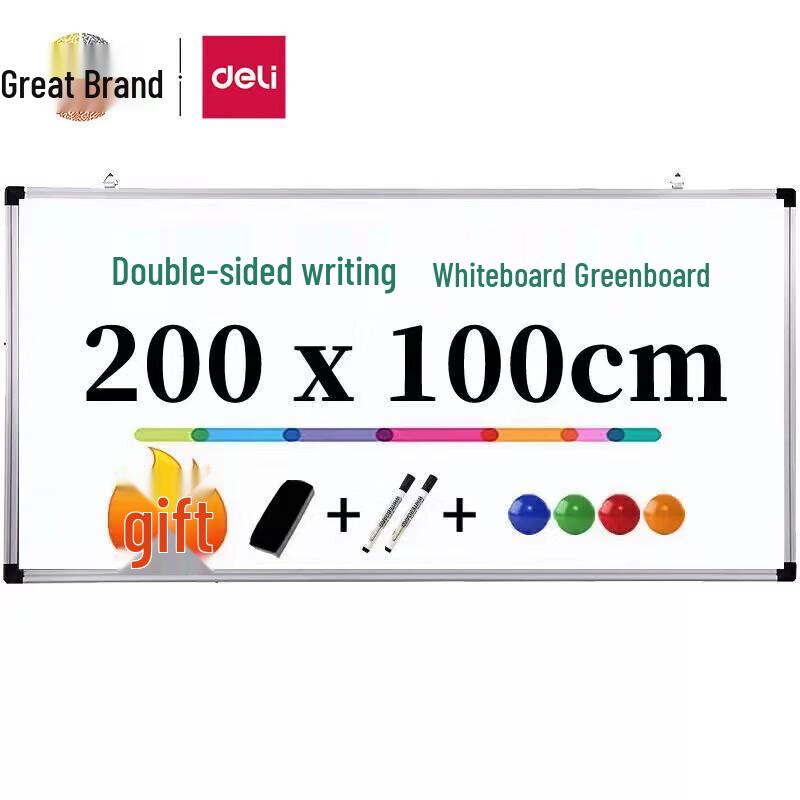 Deli Magnetic Tempered Glass Whiteboard