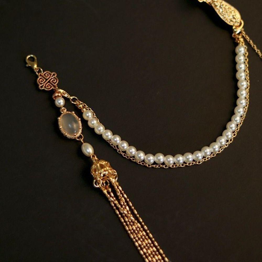 Long Hanging Tassel Chinese Style Brooch Fashion Jewelry Cheongsam Accessories  Outdoor