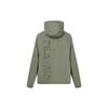 FILA Solid Color Zip Detachable Sports Casual Hooded Jacket Men Jackets Green Khaki A11M211709FLK