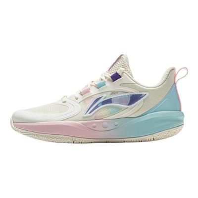 Li Ning Kinder Light Energy Pre Casual Bequeme Rutschfeste Abriebfeste Low-Top Basketballschuhe Herren Basketballschuhe Off-White YKBU046-15