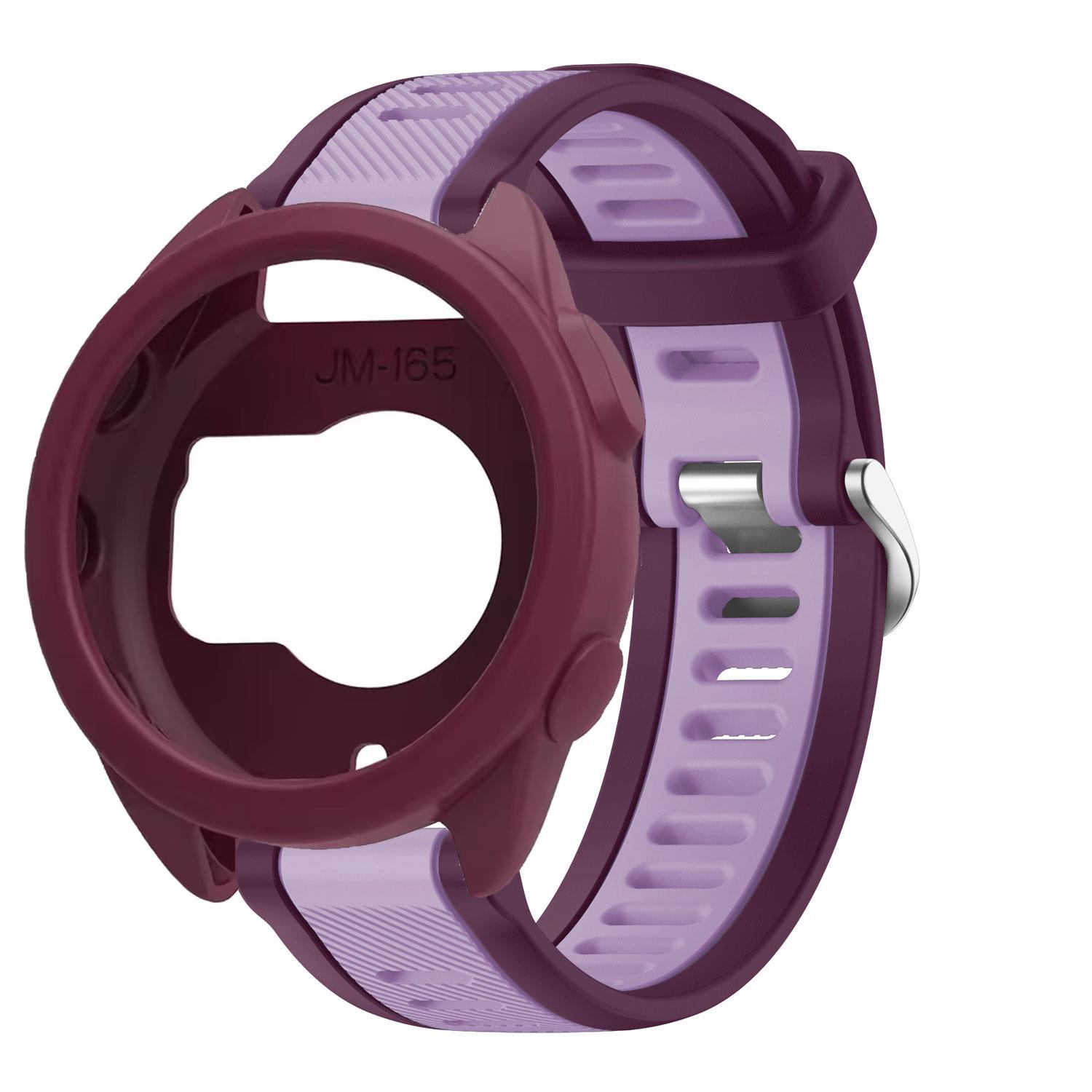 

Ремешок + Защитный чехол-накладка для смарт-часов Garmin Forerunner 165, мягкий силиконовый защитный чехол для экрана, аксессуары для ремешка For Forerunner 165