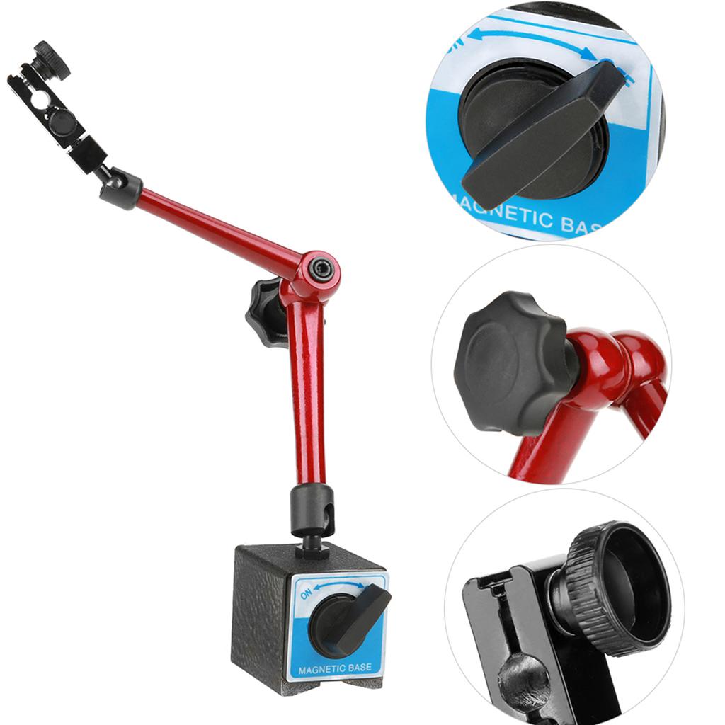 Support de base magnétique universel réglable de 350 mm pour comparateur à cadran