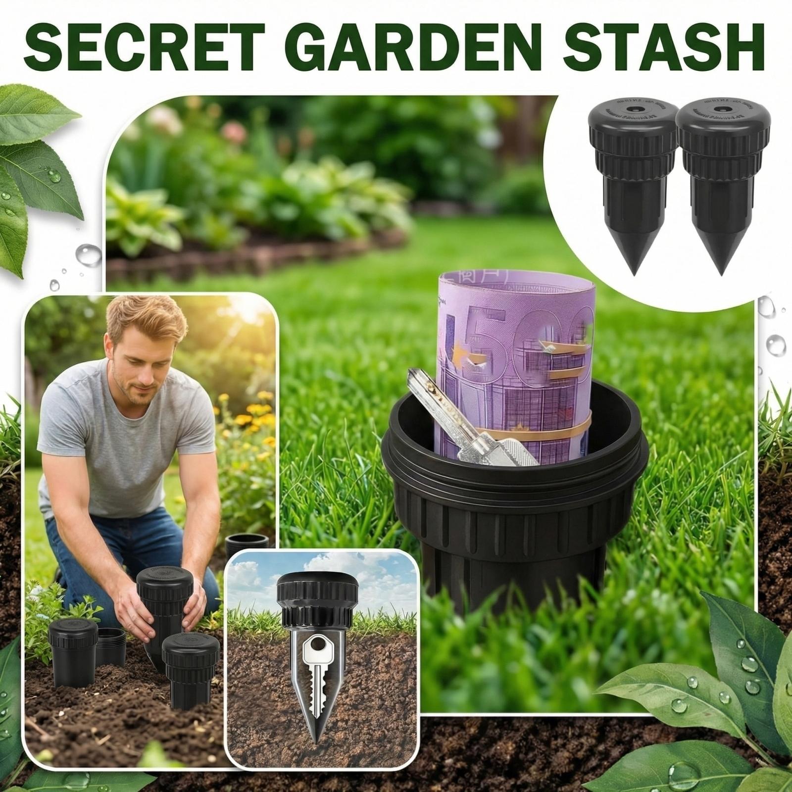 

Garden Watering Nozzle, Sprinkler Head, Key Storage, Money Hiding, Camouflage, Convenient Storage Device One Size
