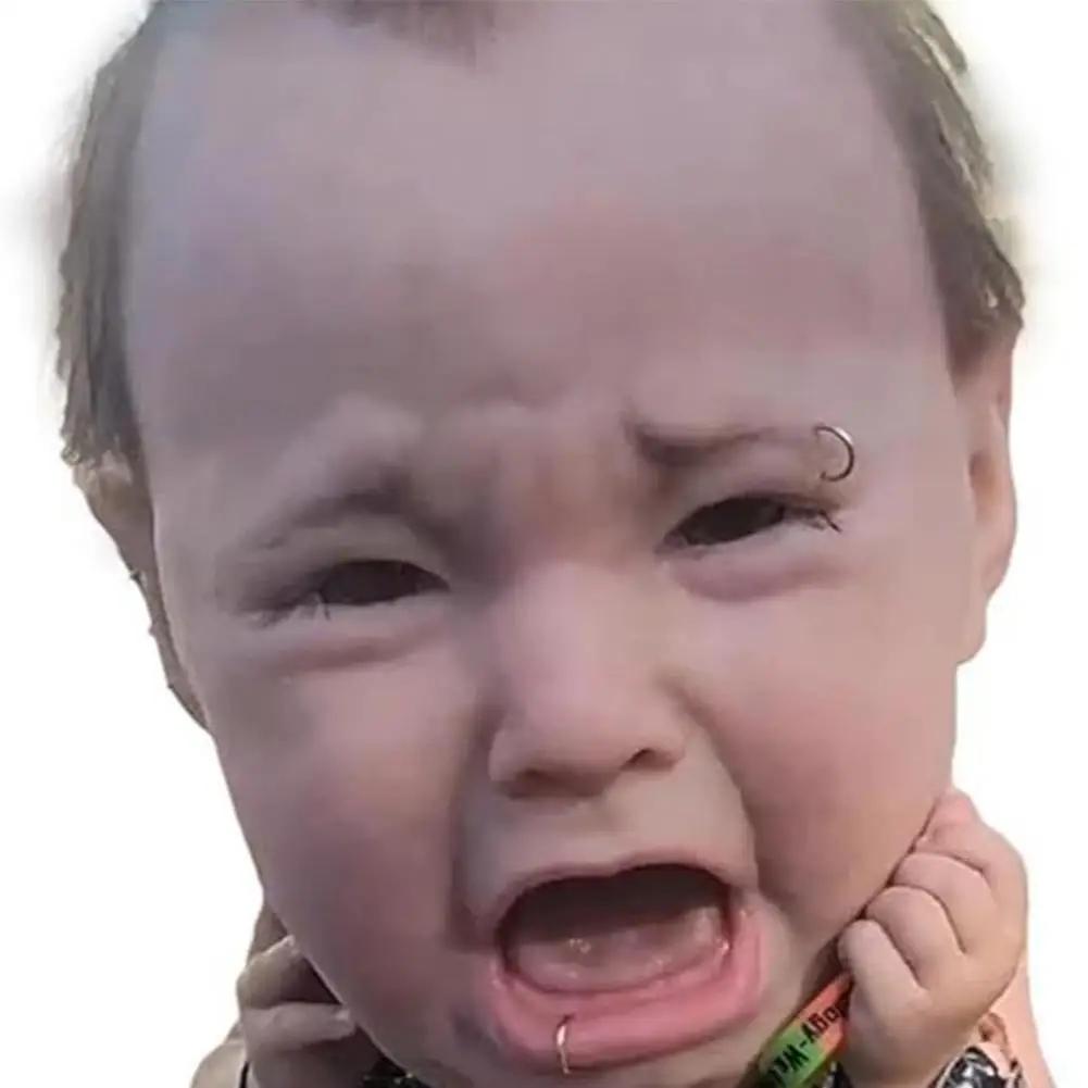 

Плачущий панк-детский маска жуткая и веселая латексная детская маска на голову на Хэллоуин креативный подарок симуляция R0E1