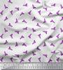 Soimoi Rayon Fabric Dot & Weapon Print Fabric by the Yard 42 Inch Wide