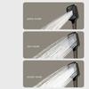 Piano Key Shower Set Wall Mounted Bathroom Faucet Luxury Warm and Cold Black Shower System Faucet