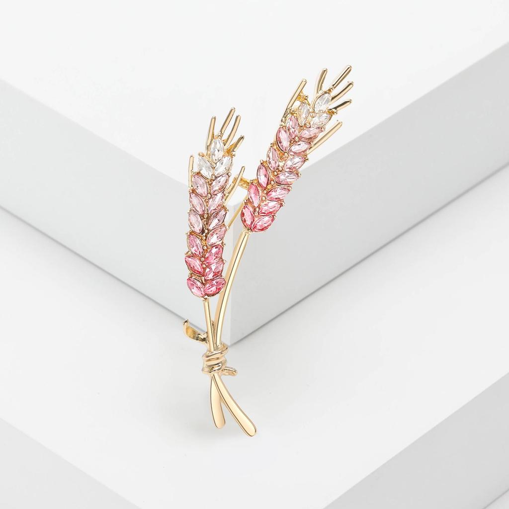 Fashionable And Exquisite Wheat Ear Brooch, Women'S Coat And Suit Accessories, Stylish Chest Flower Buckle Pin