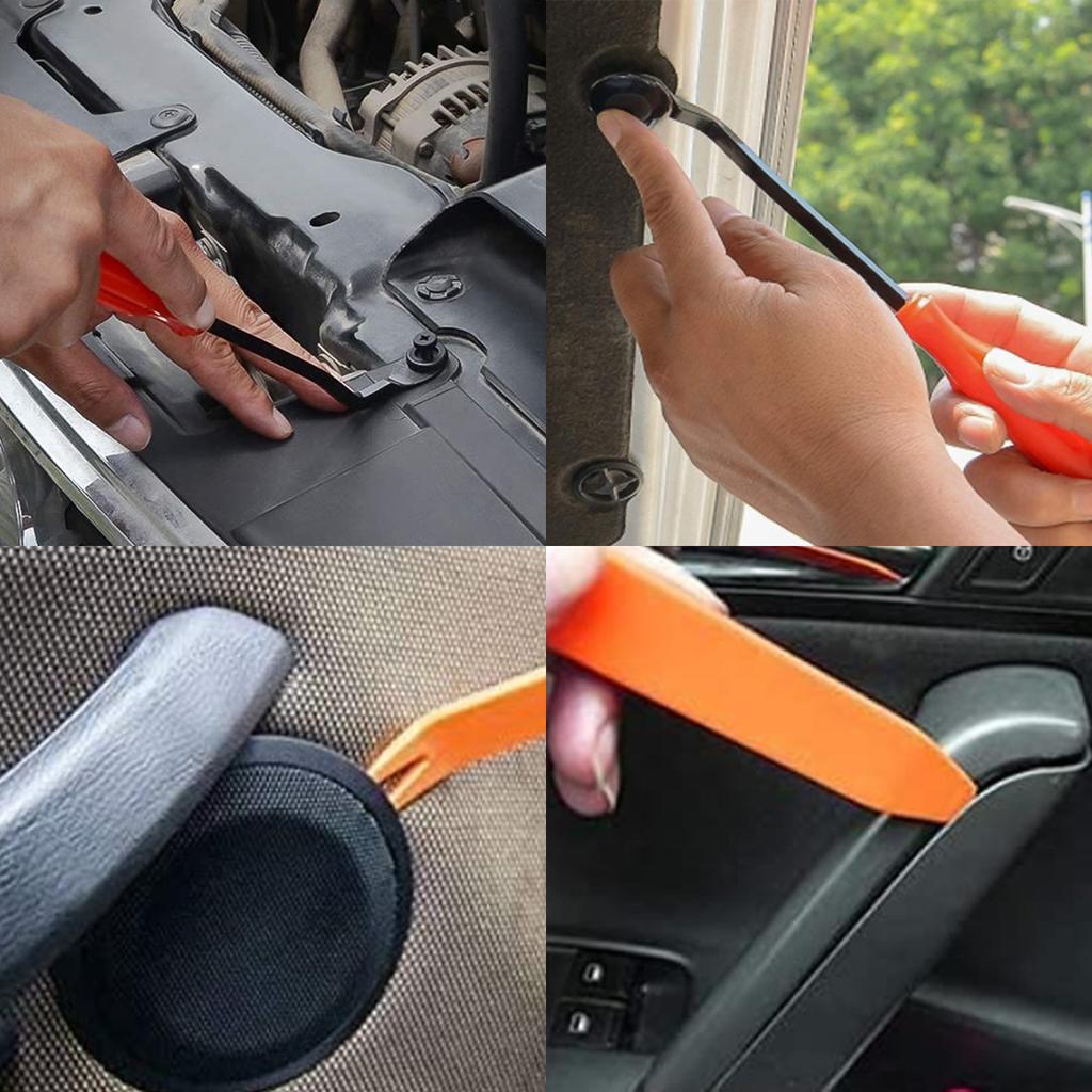 100PCS Universal Car Fivela Plástico Fixo Fivela Prendedor