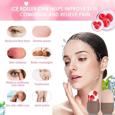 Beauty Facial Massager Apply Face Ice Tray Puffiness Apply Face Ice Tray Sunburn Scald Post-operation Ice Compress Artifact