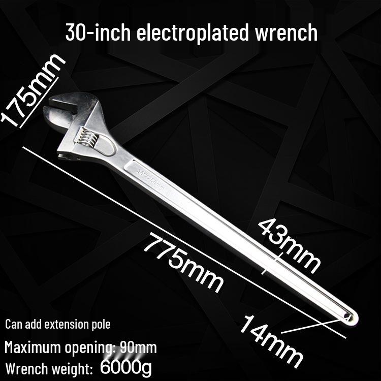 Multifunctional Insulated Mini Adjustable Jaw Wrench Set with Short Handle - Free Shipping