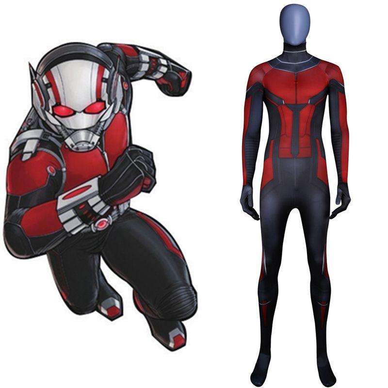 Scott Antman Tights Adult Kids Halloween Cosplay Costumes Zentai Suit 3d Print