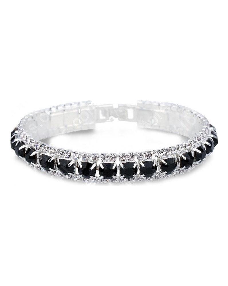 New Fashion Rhinestone Bracelet Bride Full Diamond Bracelet Wedding Clothing Wedding Accessories Women's High-Grade Shiny Bracelet