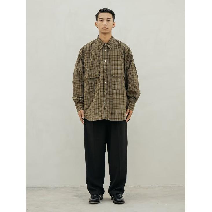 Xbro Japanese-Style Retro Anti-Wrinkle Vintage Gender-Free Plaid Multi-Pocket Mountain Niche Shirt Couple Coat