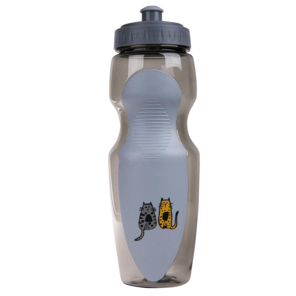 

BiggDesign Cats in Istanbul Grey Water Bottle, Grey Color, 700 ml, Cats Pattern, BPA Free