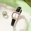 Ladies Niche Light Calendar Waterproof Light Luxury Simple Bamboo Pattern Leather Quartz Watch