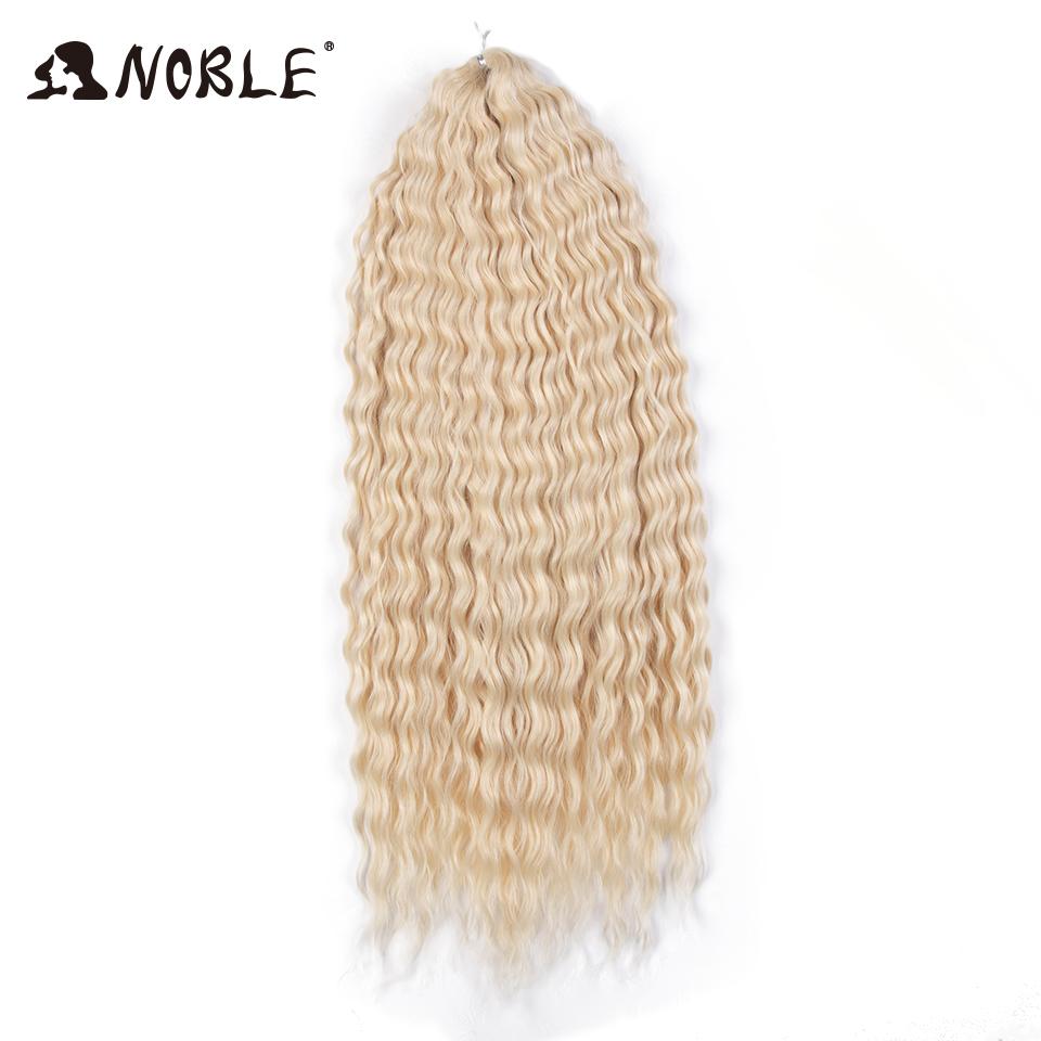 Edles Häkelhaar Locken Haar Wasserwelle 24 Zoll 300g Ombre Blond Twist Häkelhaar Zopf Haar Deep Wave Flecht Haarverlängerung