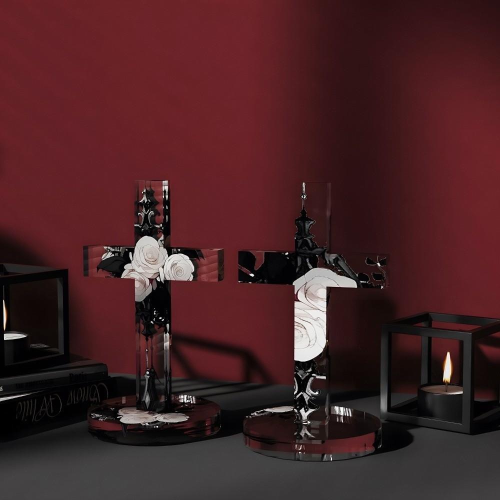 Cross-Shaped Resin Casting Molds Standing Cross Cross Molds New Silicone Molds Halloween Candle