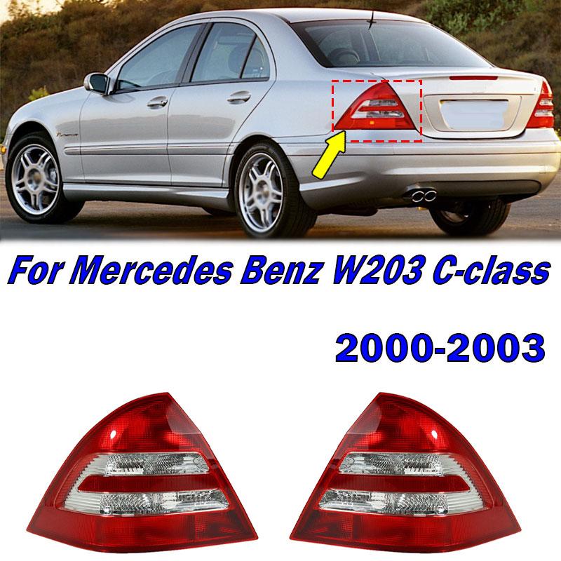 Car Taillight For Mercedes Benz W203 C-class 2000-2003 C180 C200 C230 C240 C280 C300 C320 Rear Tail Light Housing Without Bulb