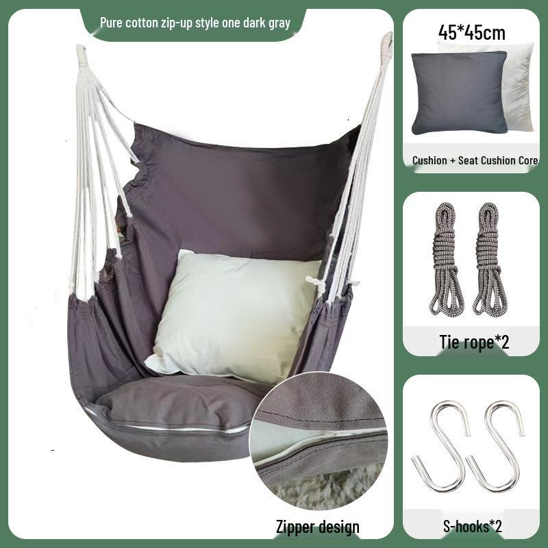 Thickened Anti-Rollover Swing Chair for Dorms, Bedrooms, Balconies