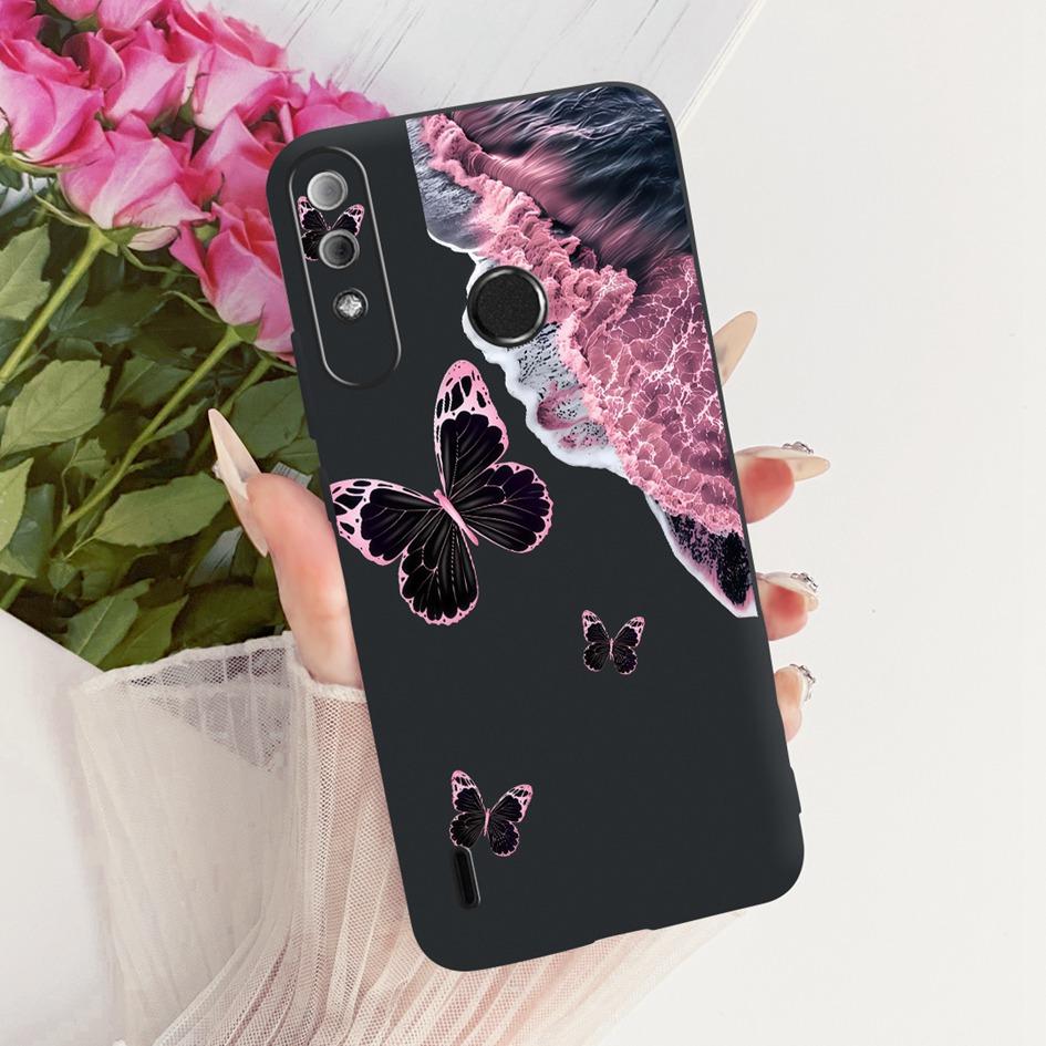 For Itel A56 Pro Case Shockproof Silicone Fashion Butterfly Soft TPU Funda Phone Back Cover For Itel A26 A37 A 56 ItelA56 Bumper