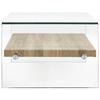 VidaXL Coffee Table Clear 98x45x31 Cm Tempered Glass 284743