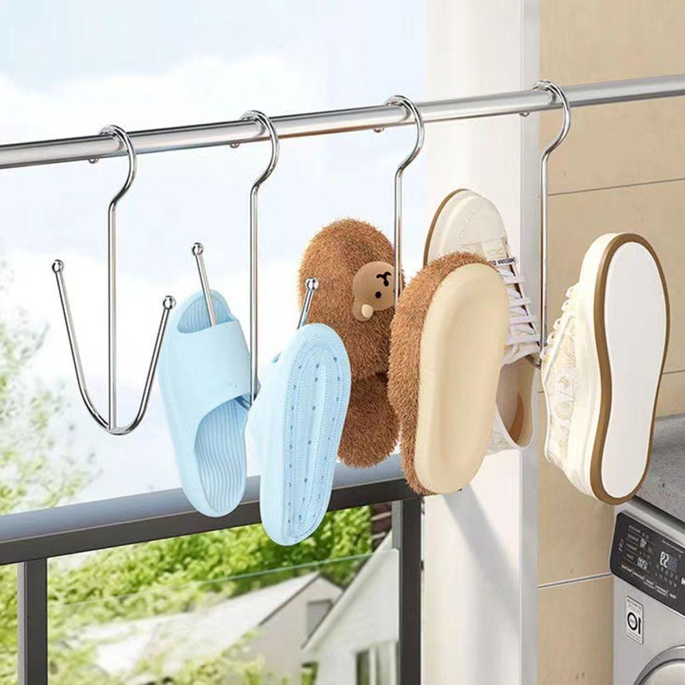 Hanging Shoe Drying Rack Stainless Steel Drying Shoe Hook New Shoe Drying Artifact
