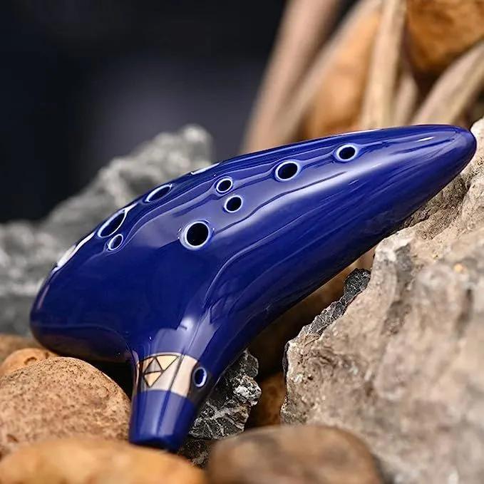 Wind instruments Ceramic ocarina with 12 holes Alto C