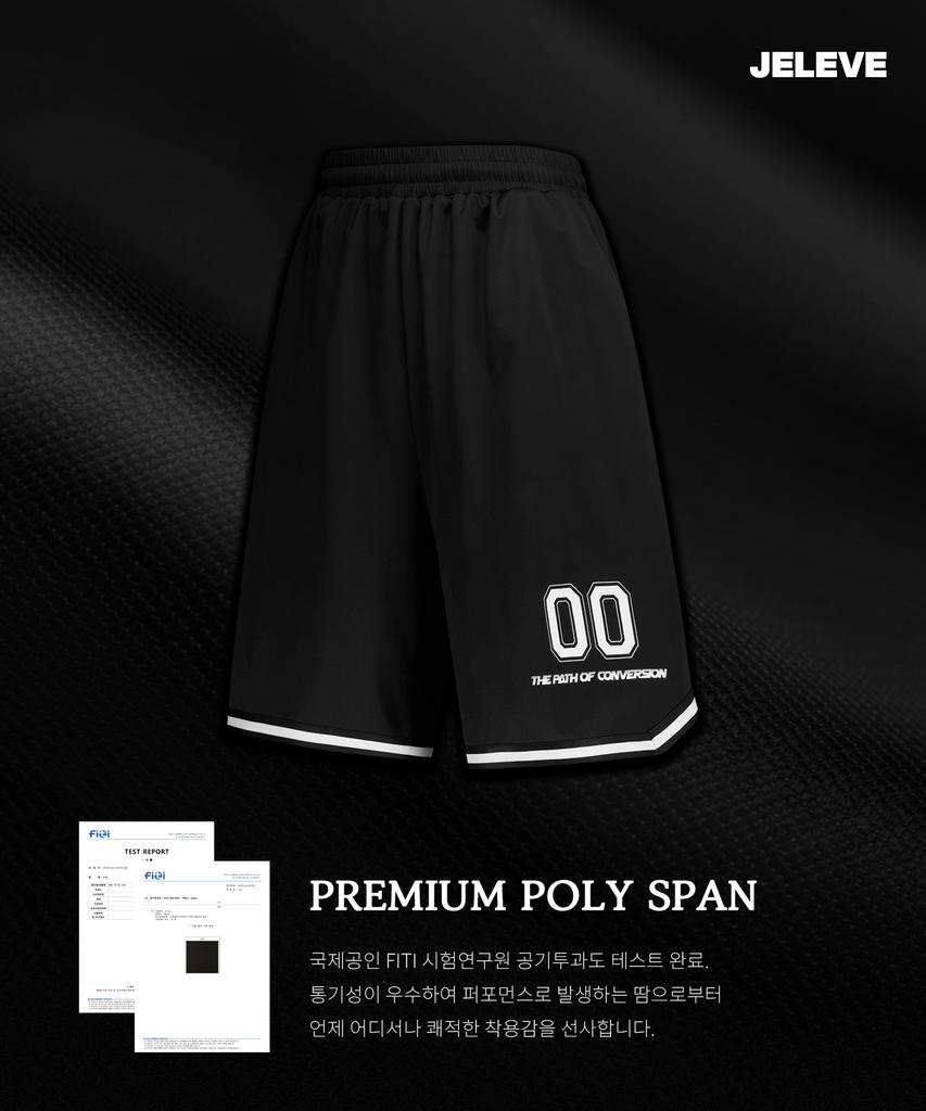 JELEVE Football Bermuda Wide Pants