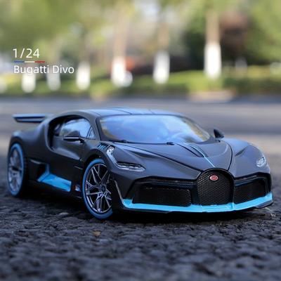1pc 1:24 Bugatti Divo Alloy Sports Car Static Die Cast Vehicles Collectible Model Toys Diecast Voiture Gifts Boy Birthday Gift
