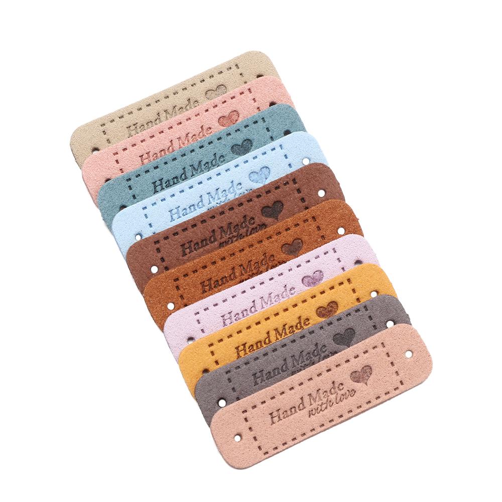20PCS Handmade Sewing Accessories Hats Bags Hand Made With Love Label Garment Labels Clothes Tags