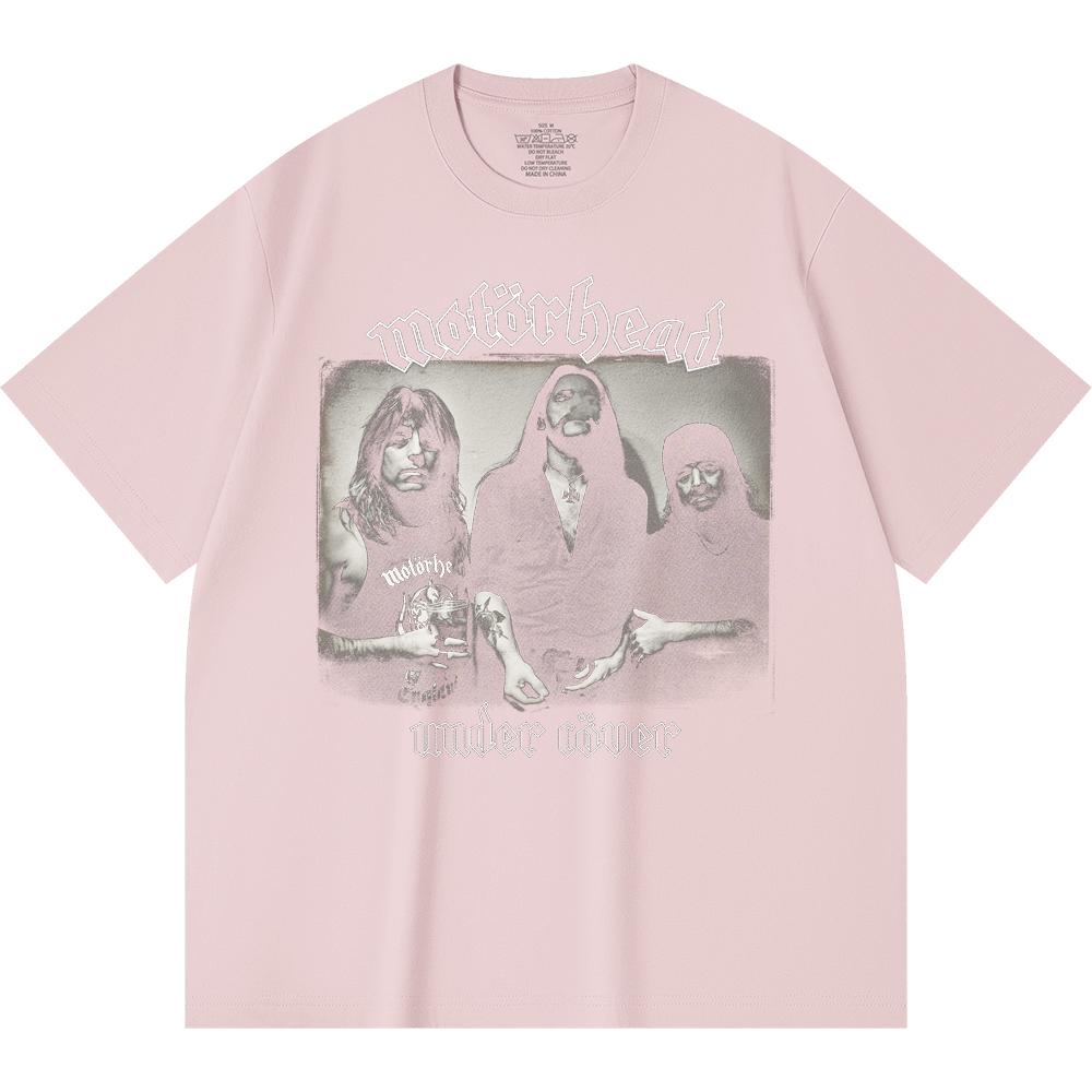 230 Gsm 100% Cotton Heavy Metal T-Shirt  Rock Band Popular Music Print Unisex Heavy Cotton T Shirt