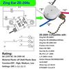 3 Speed 4 Wire Fan Light Switchs Replacement Part Upgraded Ceiling Fan Switchs ZE-208s Speed Control Pull Chain Switchs