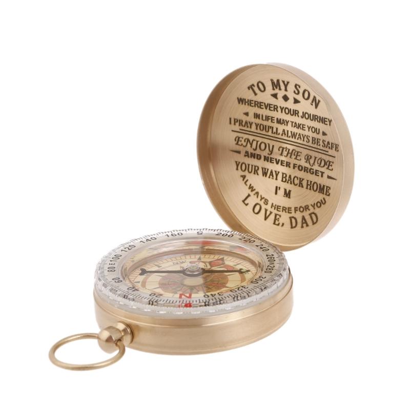 Personalized Compasses Vintage Directional Compasses Adventure Accessory Birthday Gift for Son/Daughter/Husband/Wife