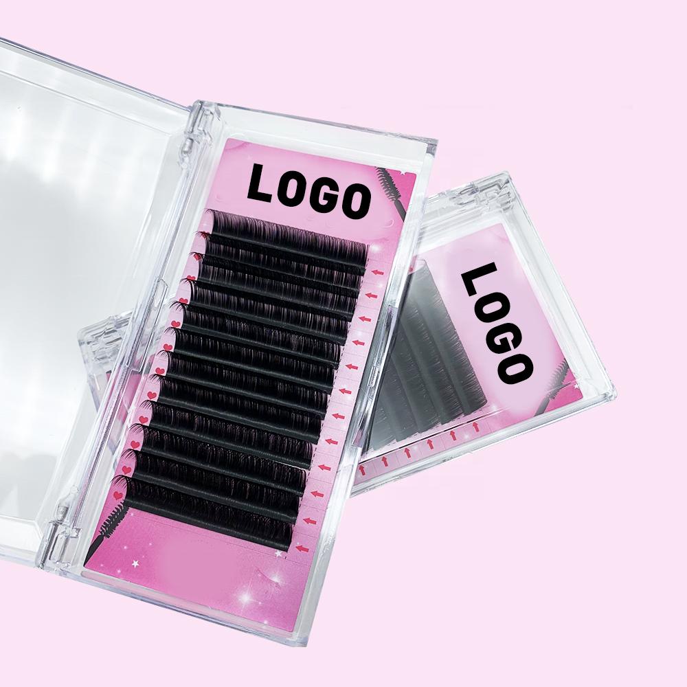 Cashmere Lash Extensions Korean Volume Lash Extensions Cashmere .02 Cashmere Flat Eyelash Extensions CC&8 mm