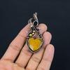 Tiger Eye Pendant, Handmade Gemstone 999 Copper Wire Wrapped Pendant Antique Jewelry, For Gift Silver Jewelry