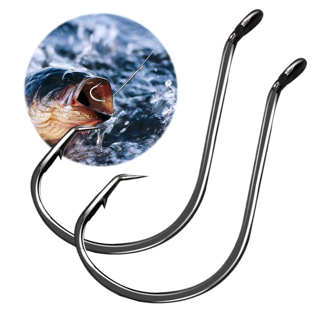 200pcs Octopus Fishing Hooks High Carbon Steel Barbed Fish Hooks Saltwater Carp Fishhook for Bass Salmon Fishing Accessories