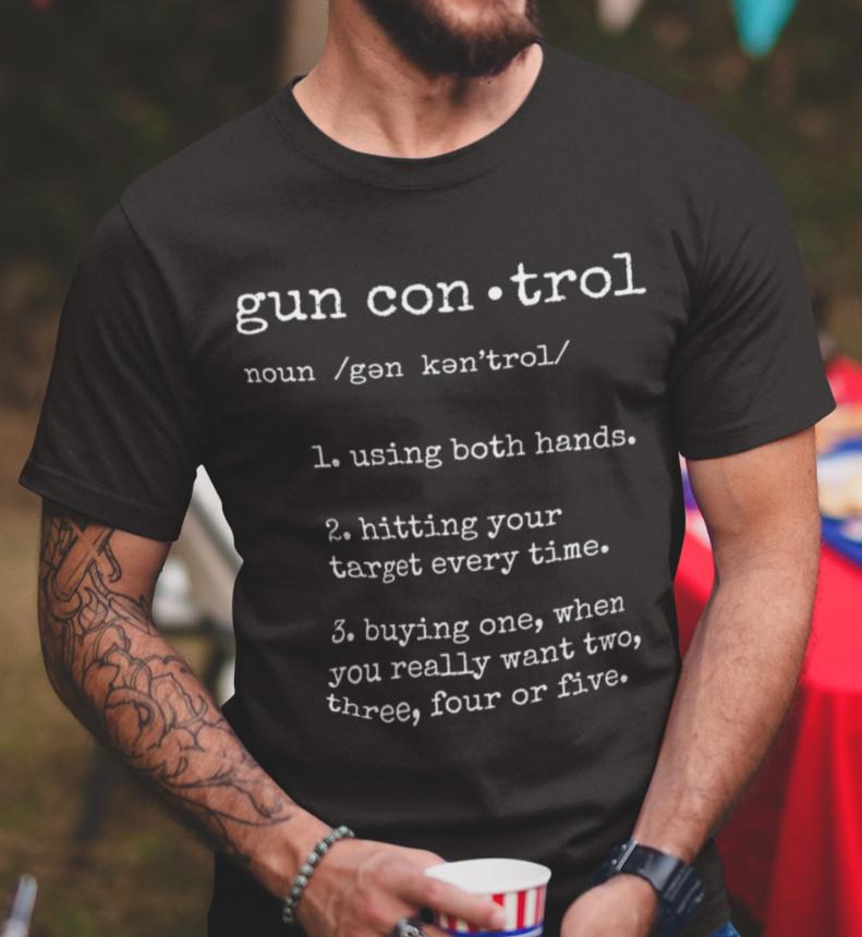 

Gun Control Funny Shirts 2nd Amendment 1776 Pro Gun Patriotic Shirts For Men M