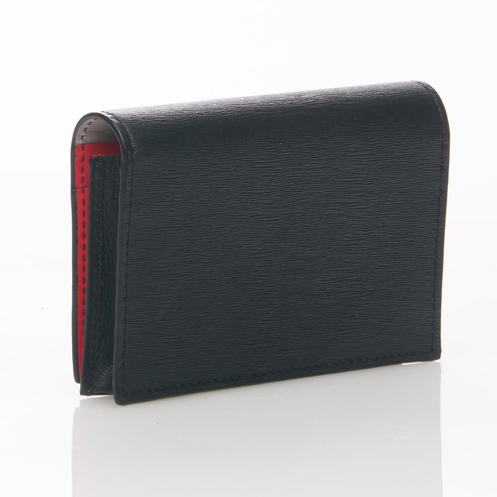 Paul Smith Card Case 7782X ASTRGS Men's Black/Red [Used]
