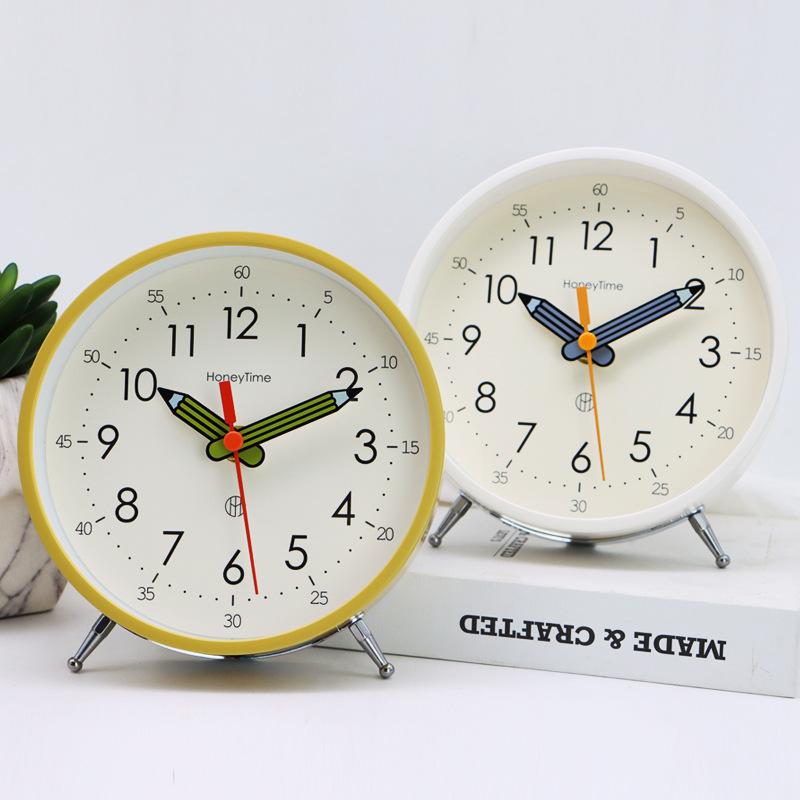Table Clock Desktop Clock Ornaments Living Room Display Table Clock Home Desktop Sitting Clock New Simple Pendulum Clock