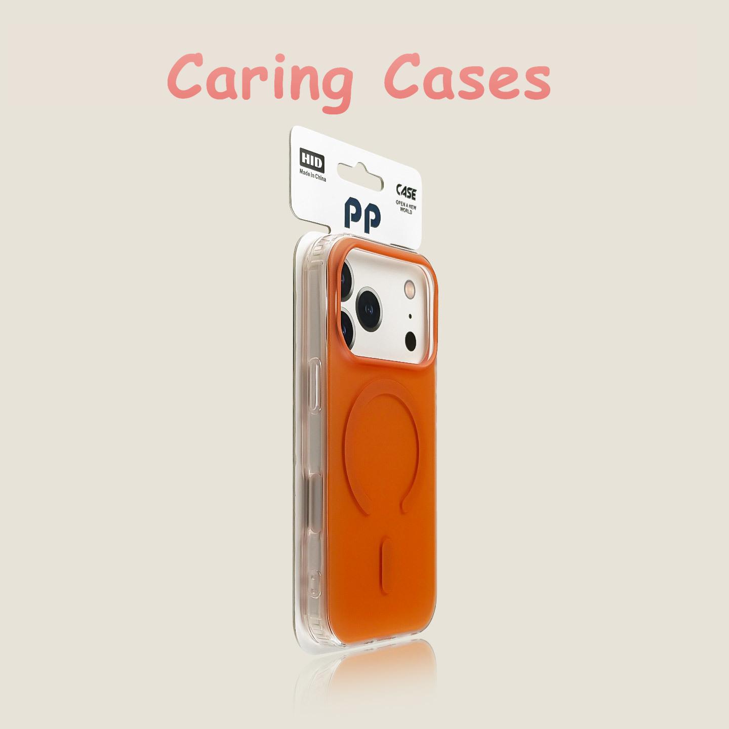 For iPhone 17 Pro Max Case Matte Magnetic Stand New Premium Soft-Edge Fashion Protective Cover Compatible with iPhone 16 15 iPhone 16 Pro оранжевый