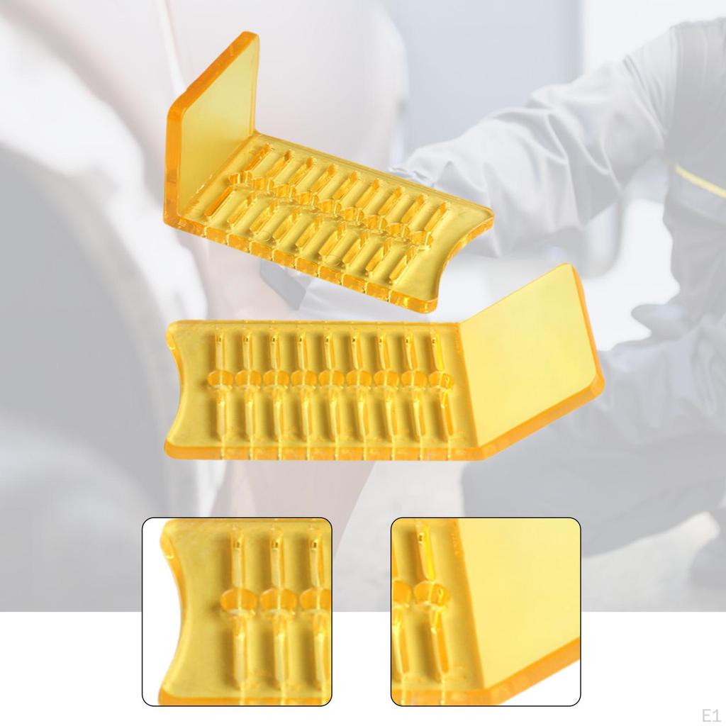 2x Car Vinyl Wrap Measuring Tools Marker Portable Design Accurate Cutting Alignment Effortlessly