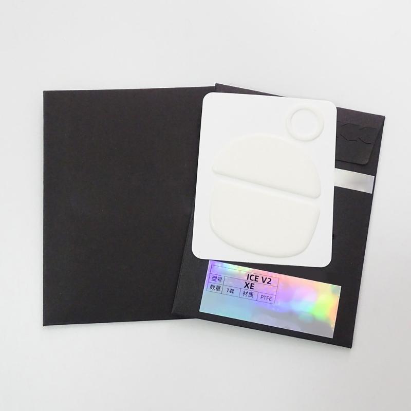 Esportstiger Ice Version Maus Skates Aufkleber Maus Füße Pad Runde Gleiter Gebogene Kanten für VAXEE XE Maus