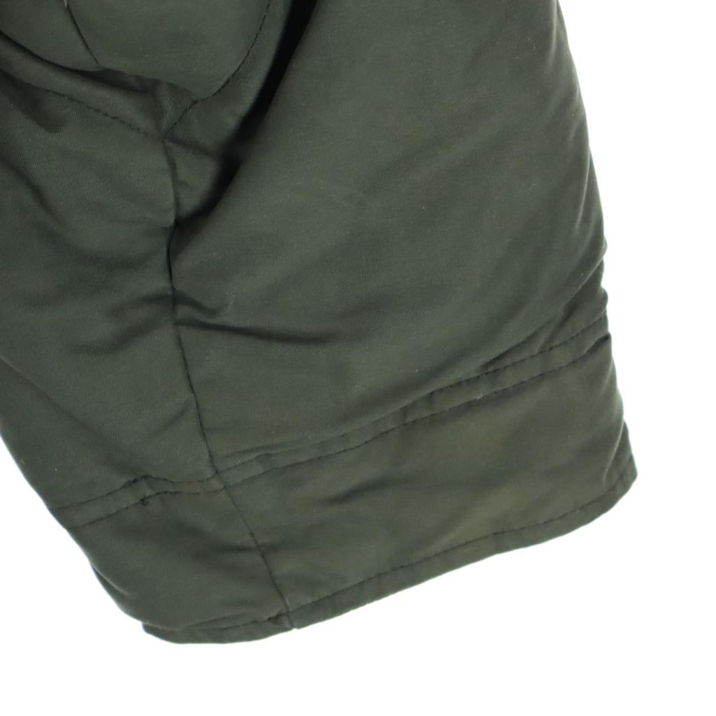 GEO SPIRIT made in Italy Langarm Daunenmantel 42 khaki Damen Gebraucht